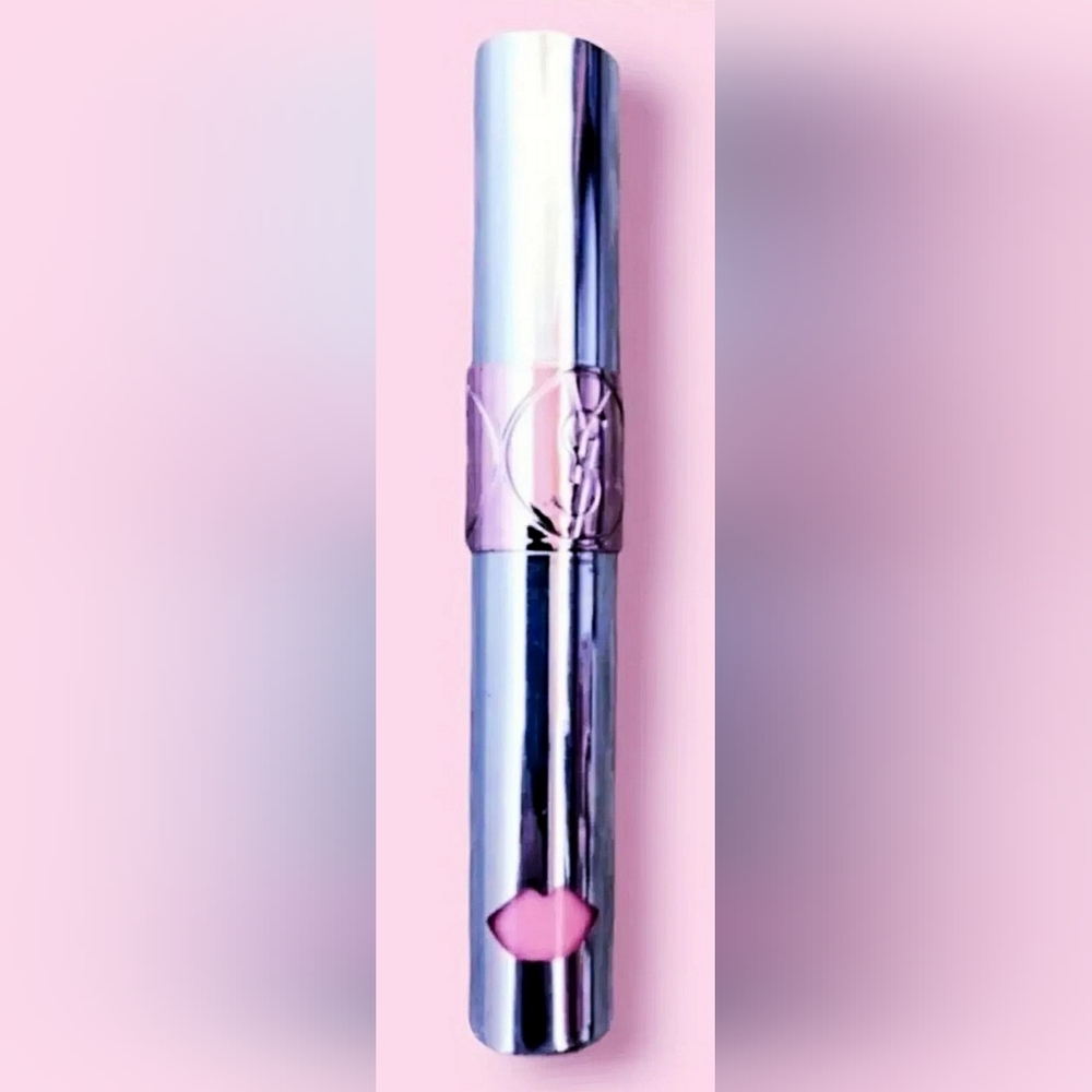 YVES SAINT LAURENT YSL VOLUPTE NIGHT REHAB 01 LIQUID LIP COLOR BALM GLOSS PINK